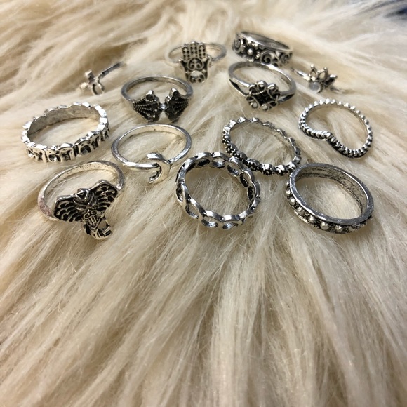 {LEAH} boho Fatima Elephant ring bundle - Picture 4 of 8